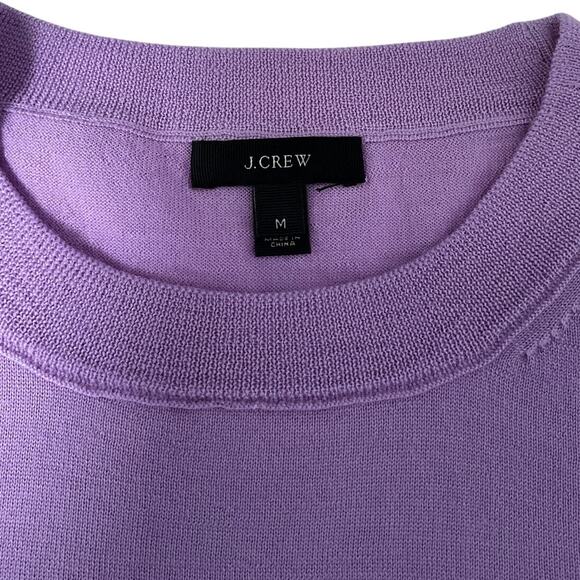 J.Crew Women’s 100% Merino Wool Sweater – Lavender Purple, Size Medium, New - Picture 9 of 10